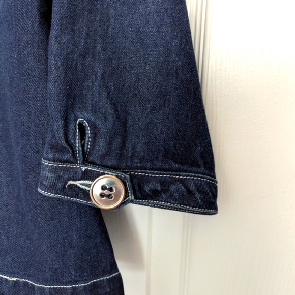 Absolutely Adorable La Senza Girl Flared Jean/Denim Jacket (Girl's Size Large) - Picture 3 of 13